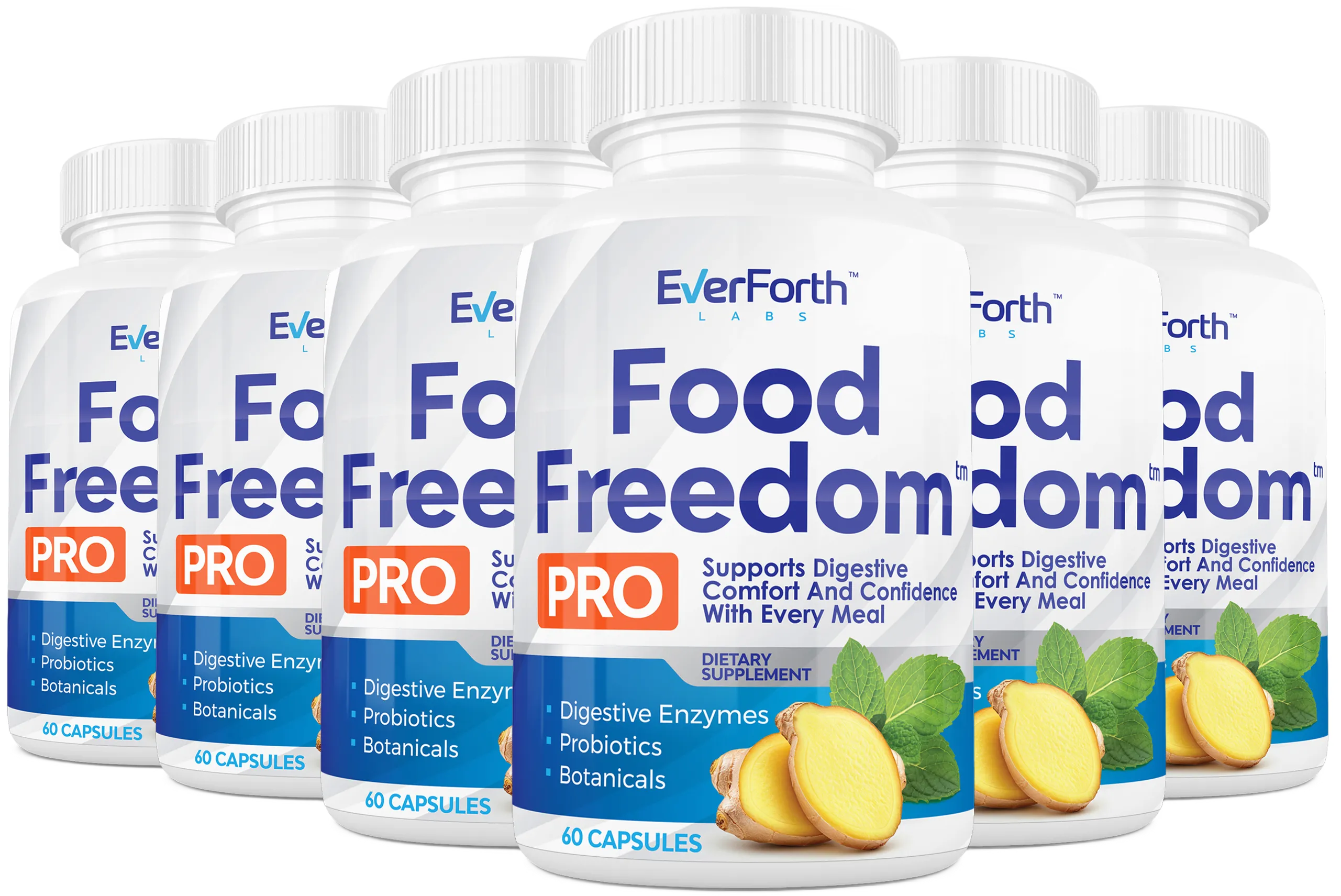 6 Bottles of Food Freedom Pro
